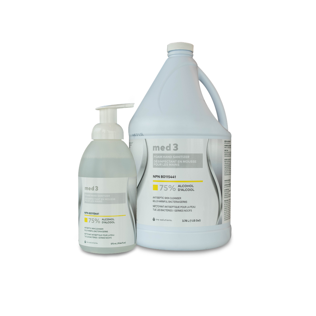 - Assainisseur 70% d'alcool pour les mains – 4 L