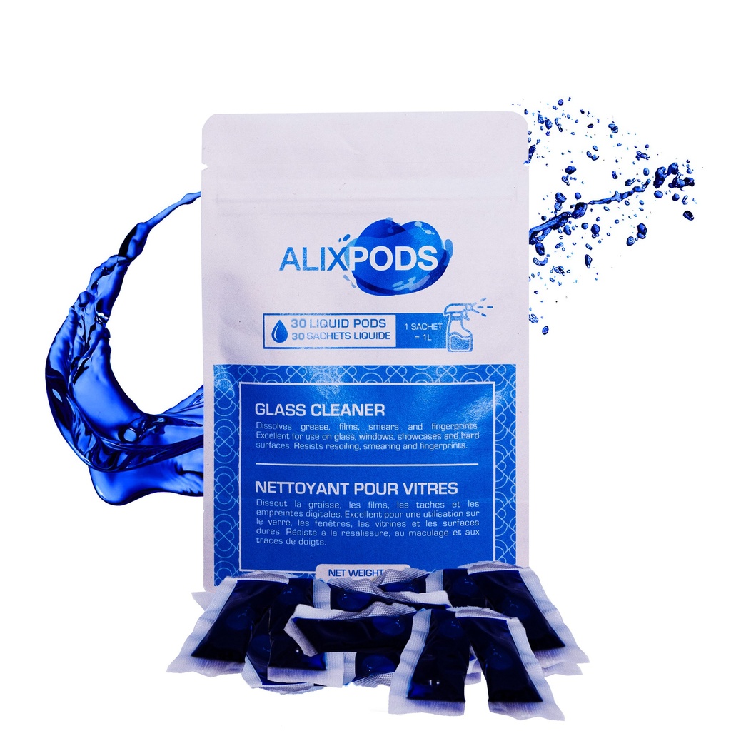 AlixPods Glass Cleaner - 30 Pods