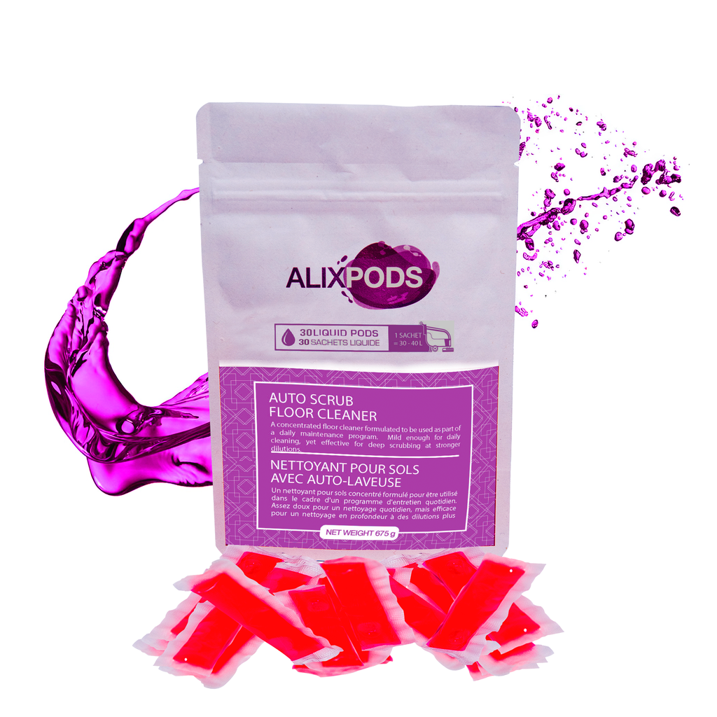 Nettoyant Pour Sols Avec AutoLaveuse AlixPods - 30 Capsules