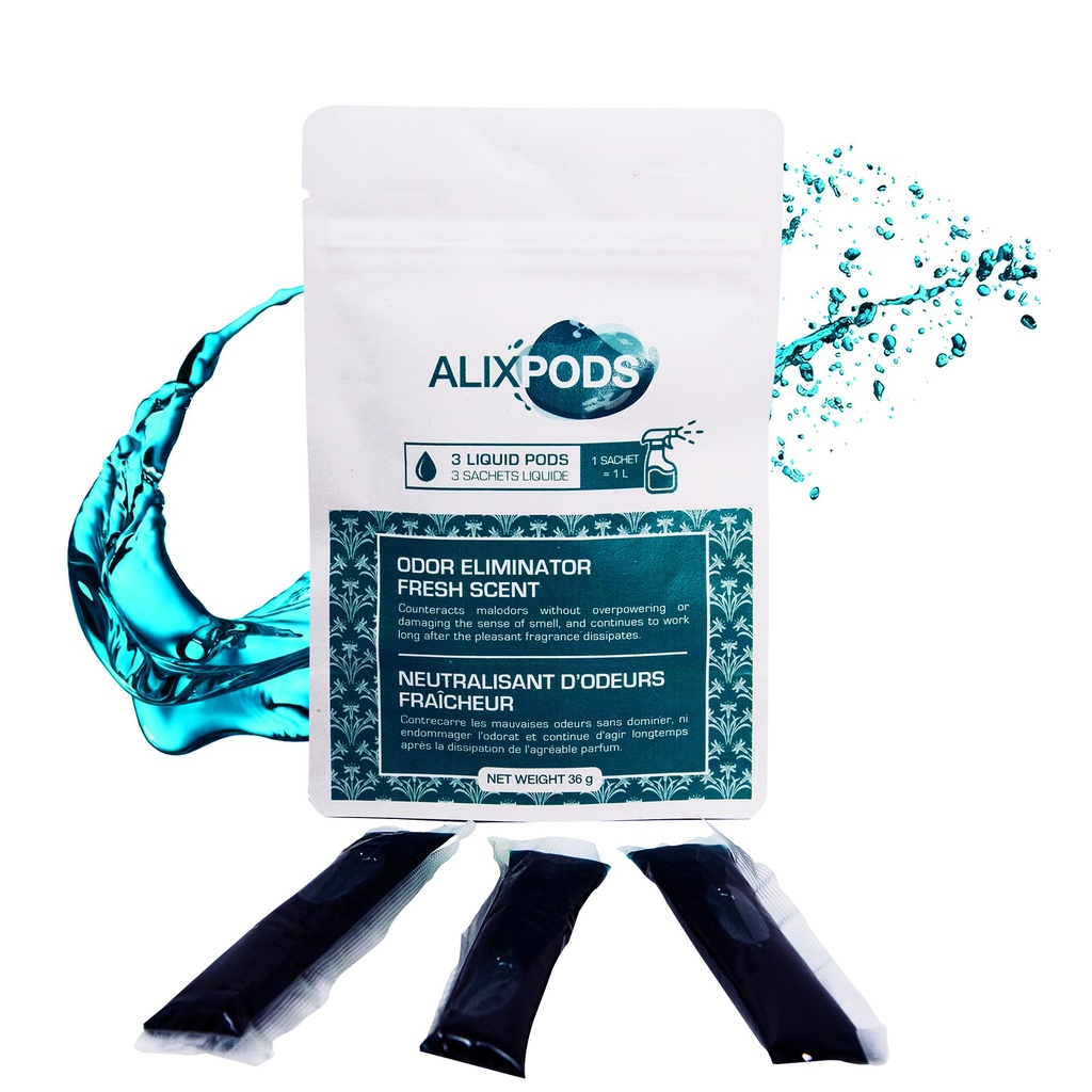 AlixPods Odor Eliminator Fresh Scent - 3 Pods