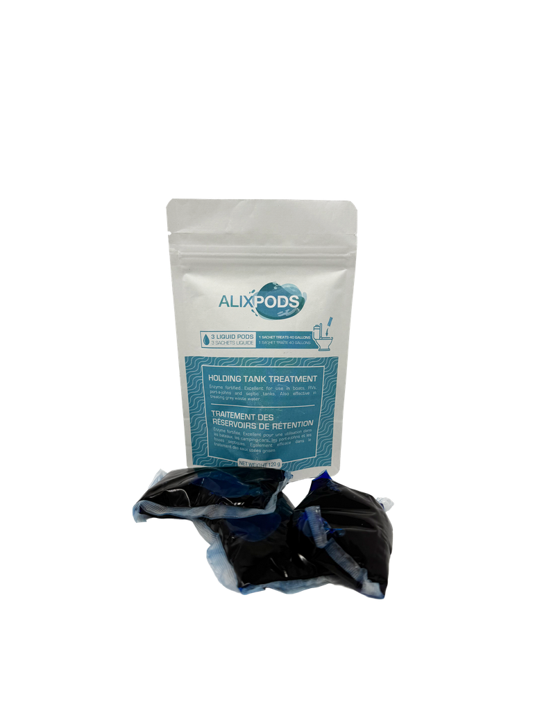 AlixPods Holding Tank Treatment 40 Gal / 150 L - 3 Pods