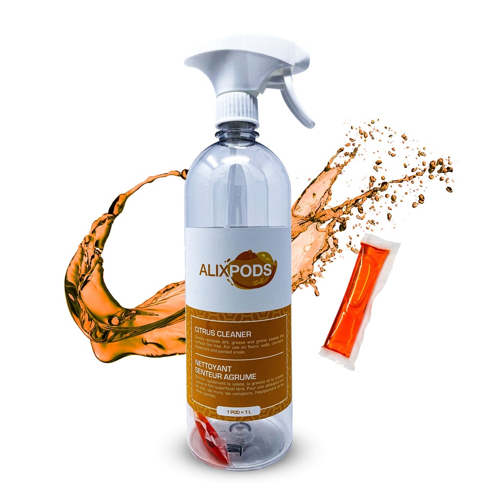 Kit de Démarrage Pour Nettoyant Aux Agrumes AlixPods