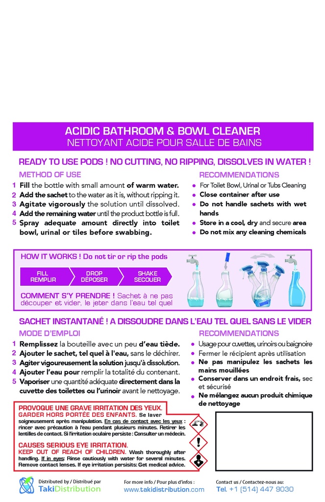 Acidic Bathroom & Bowl Cleaner