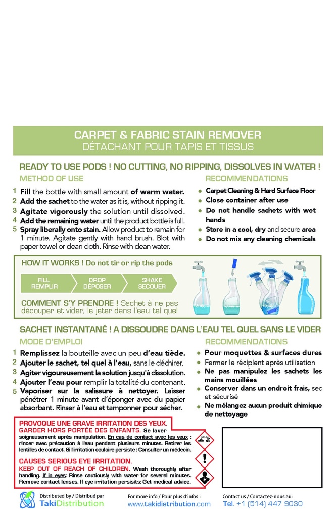 Carpet & Fabric Stain Remover