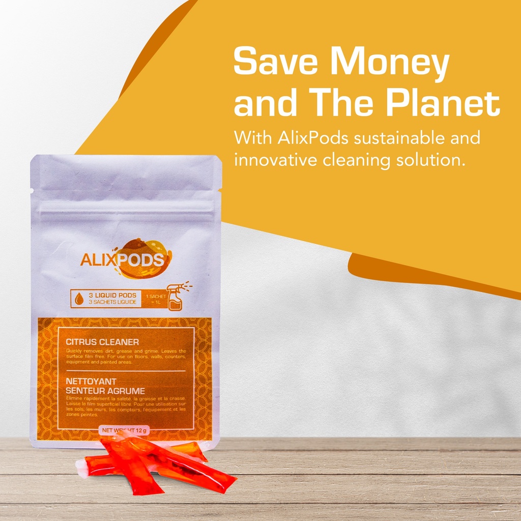 AlixPods Citrus Cleaner - 3 Pods