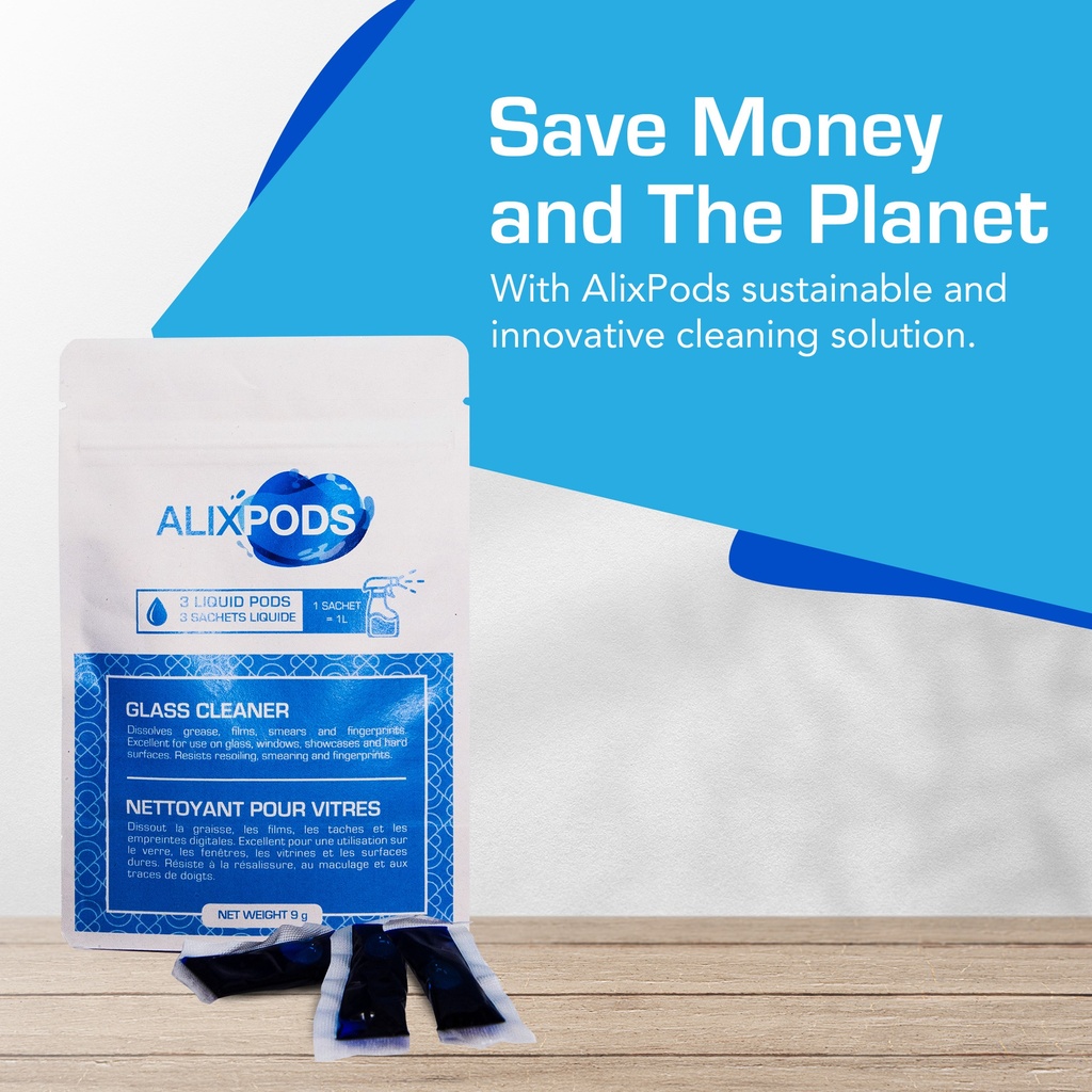 AlixPods Glass Cleaner - 3 Pods