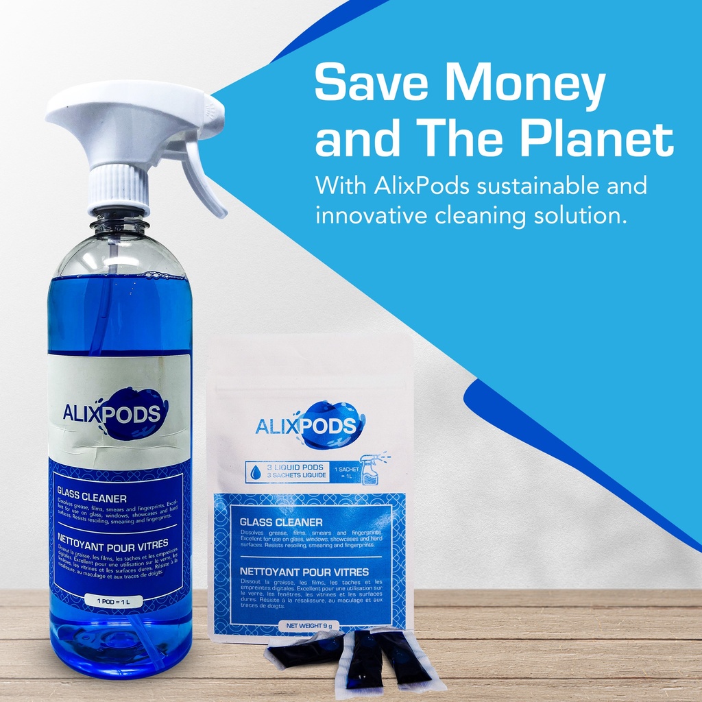 AlixPods Glass Cleaner Starter Kit Bundle