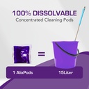 AlixPods Heavy Duty Floor Cleaner - 30 Pods