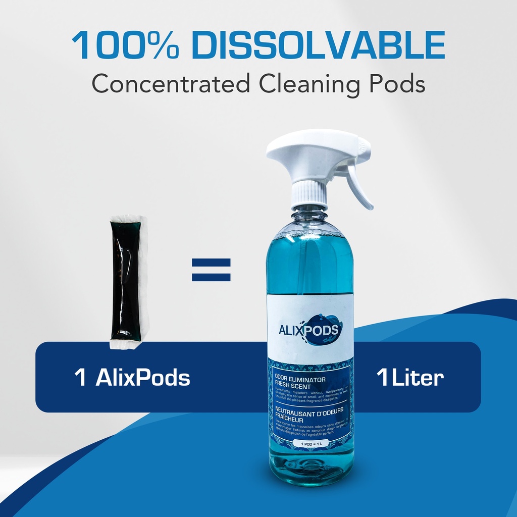 AlixPods Odor Eliminator Fresh Scent Starter Kit
