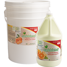 Safeblend Nettoyant neutre concentré - Parfum d'orange - 20 L