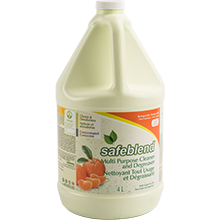 Safeblend Nettoyant tout usage et dégraissant concentré - Parfum de tangerine - 4 L