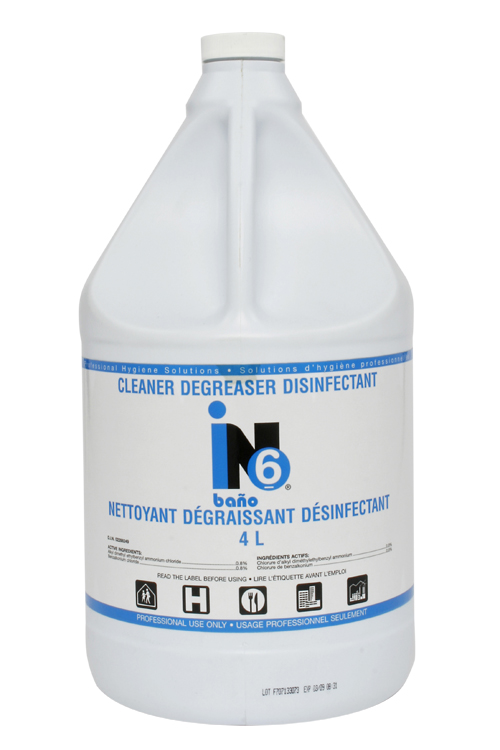 BANO 6 Cleaner degreaser disinfectant concentrated 3.78 L