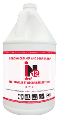 INO CHEF 12 Strong cleaner and degreaser concentrated 3.78 L