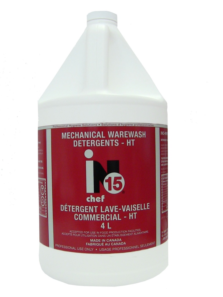 CHEF 15 Détergent pour lave-vaisselle commercial HT 20L
