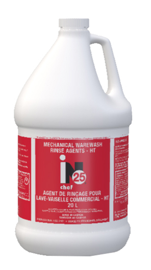 CHEF 25 Agent de rinçage pour lave-vaisselle HT 20 L