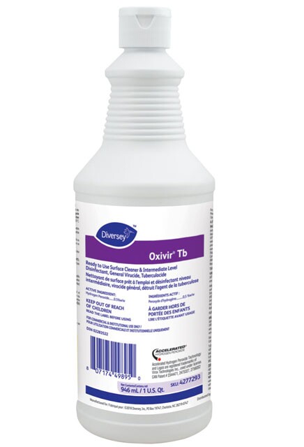 Nettoyant désinfectant prêt à l'emploi Oxivir® Tb – 946 mL