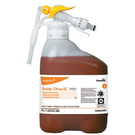 STRIDE Nettoyant neutre concentré aux agrumes 18,9 L
