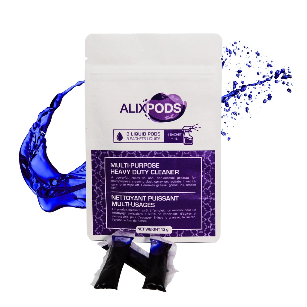 AlixPods Nettoyant Puissant Multi-Usages - 3 Capsules