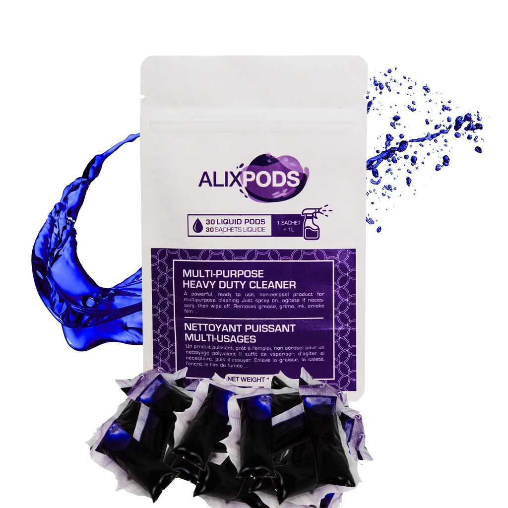 AlixPods Multi-Purpose Heavy Duty Cleaner - 30 Pods