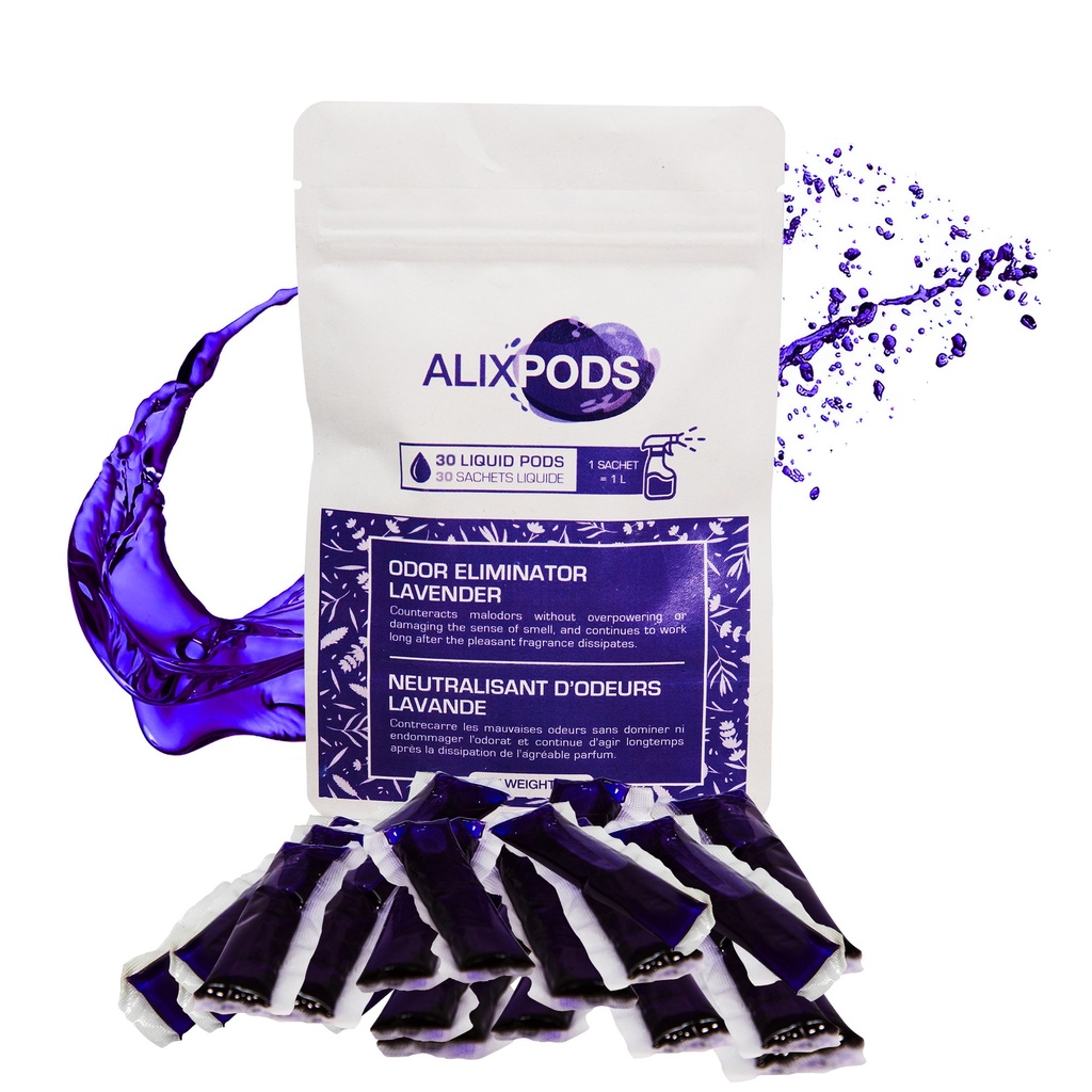 AlixPods Odor Eliminator Lavender - 30 Pods