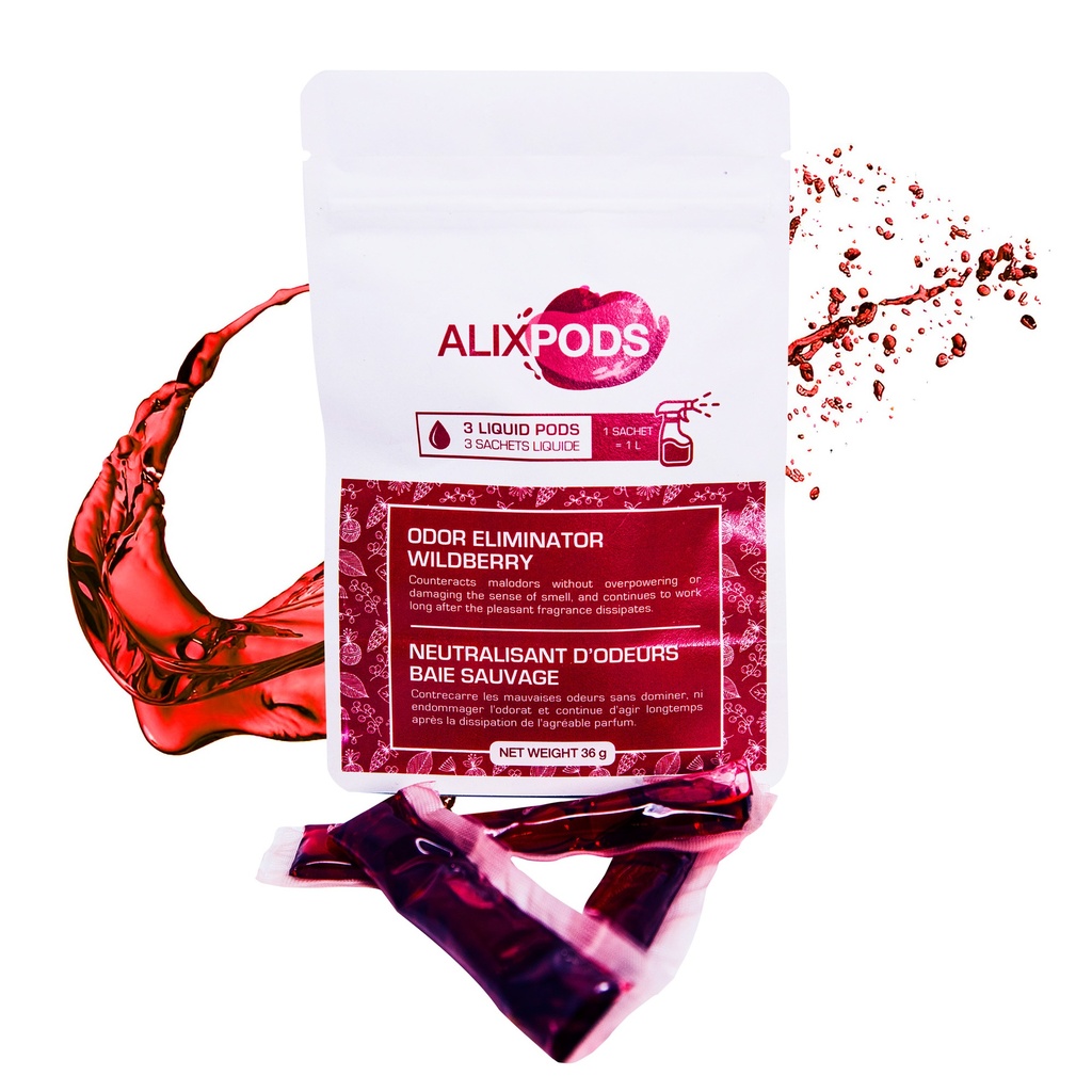 AlixPods Neutralisant D'odeurs Baies Sauvages - 3 Capsules