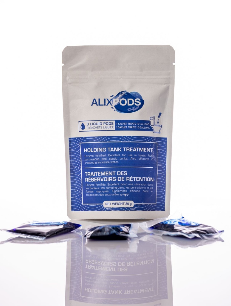 AlixPods Holding Tank Treatment 10 Gal / 40 L - 3 Pods