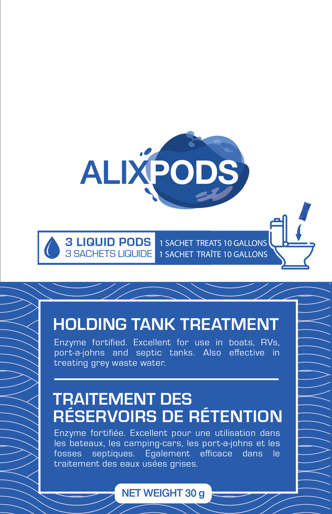 Traitement Des Reservoirs De Retention 10 Gal / 40 L - 3 capsules