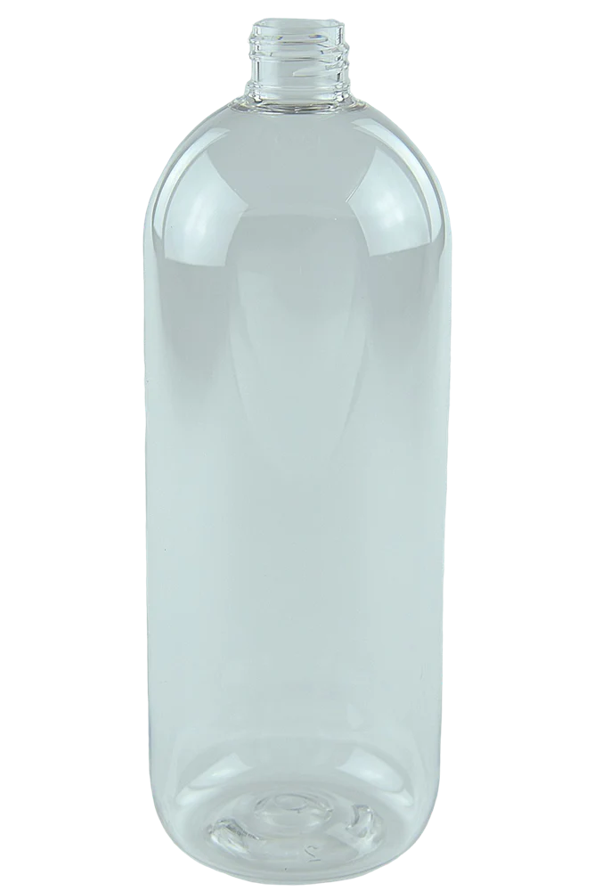 Clear Boston PET Bottle 1 L
