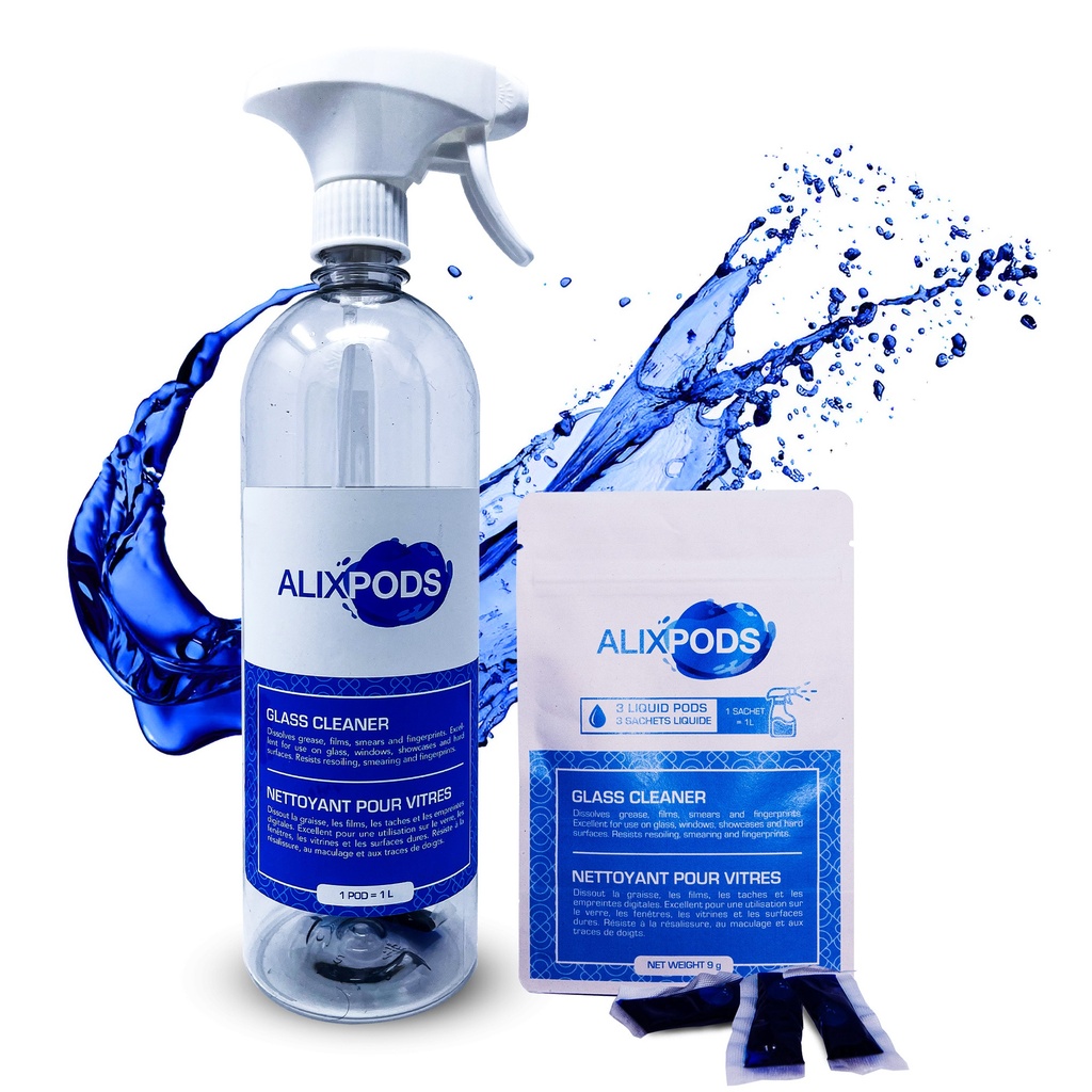 AlixPods Paquet Kit Démarrage / Nettoyant Pour Vitres