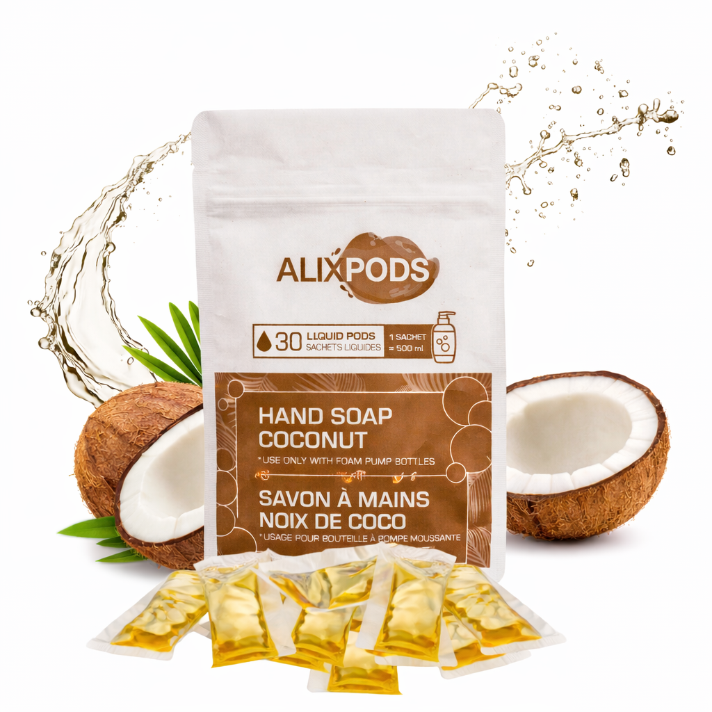 AlixPods Hand Soap Coconut - 30 Pods 500ml